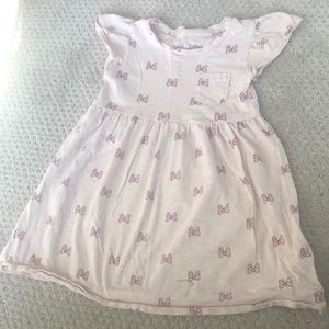 Minnie Mouse flutter sleeve dress.
